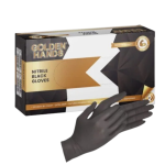 Golden Hands™ Black Nitrile Gloves