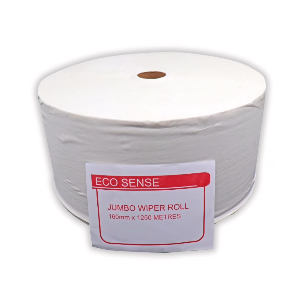 Garage Wiper Roll White 160mm x 1250m