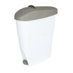 GOLDEN TOUCH SANI BIN 18L WHITE/GREY with PEDAL