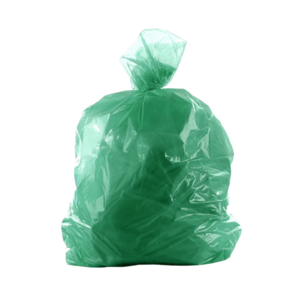 REFUSE BAGS - GREEN 40Mic (100) 750mm x 950mm