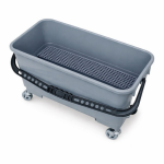 24lt WINDOW PLASTIC BUCKET - GREY