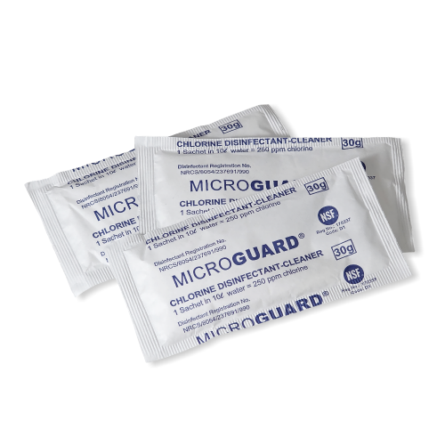 Microguard - 30g x 100 - Chlorine Disinfectant Cleaner