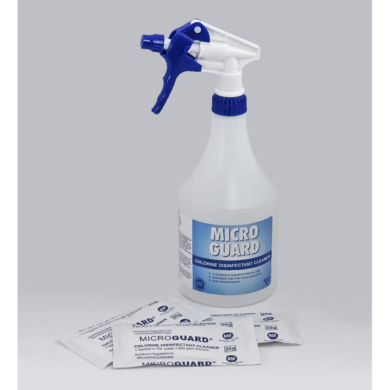 Microguard - 30g x 100 - Chlorine Disinfectant Cleaner - Image 2